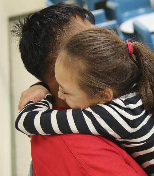 Father & daughter, Texas, ICE jail for immigrants
