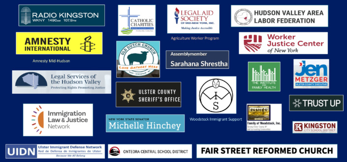 Logos representing members, Ulster Immigrant Support Coalition
